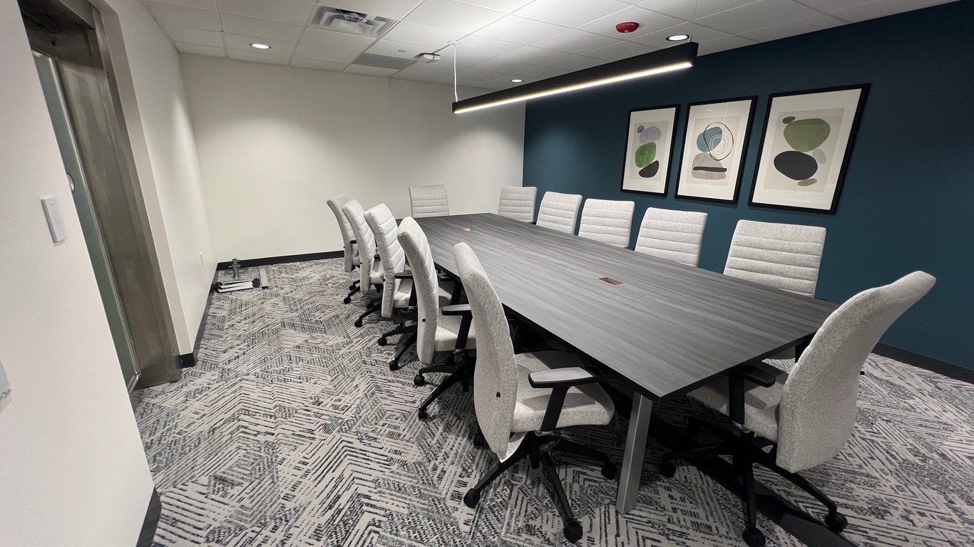 An interior shot of Vault Conference Room