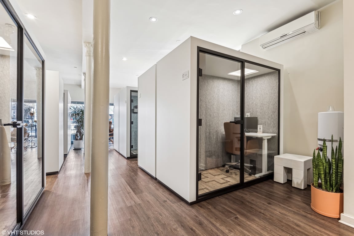 An interior shot of ALCOVE Pod 7 - Long Meadow