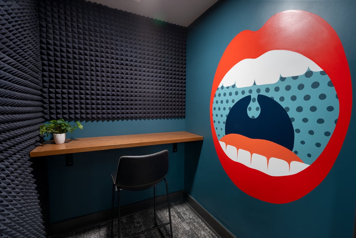 An interior shot of Big Mouth Room