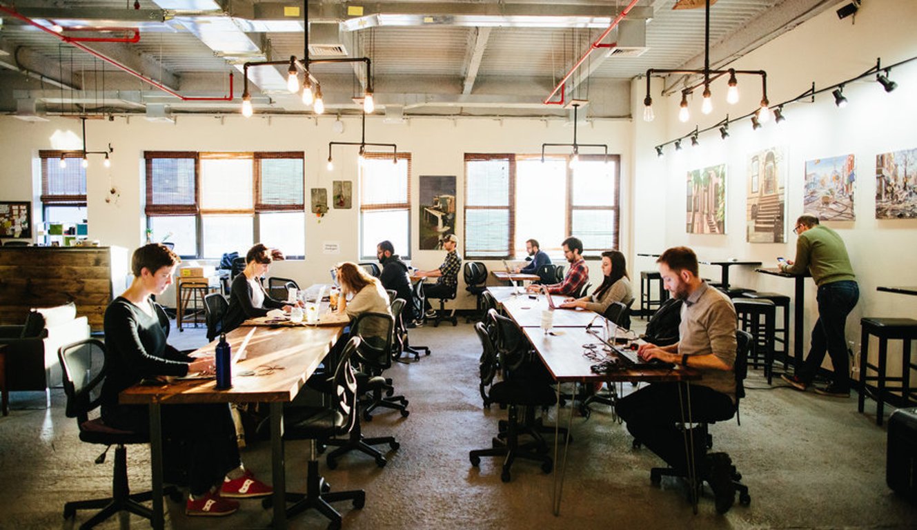 An interior shot of BrooklynWorks at 159