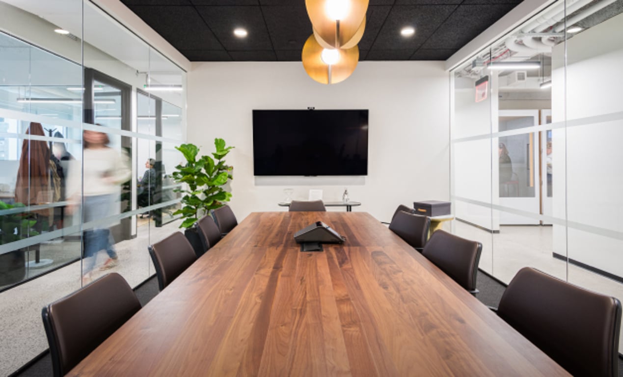 An interior shot of Conf 7-A