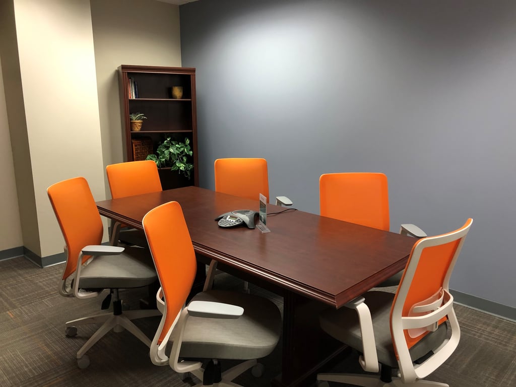 An interior shot of Conference Room #2