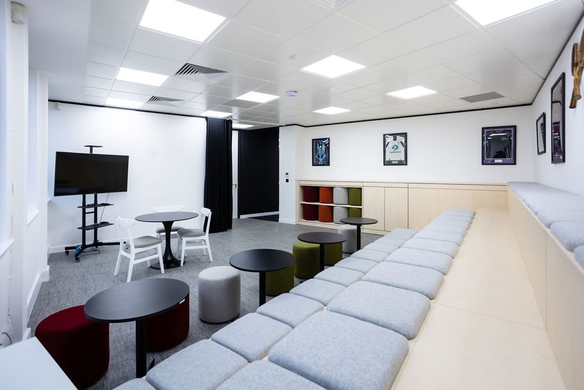 An interior shot of Clubhouse