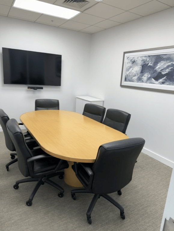 An interior shot of Merrick Park Conference Room at Office Edge Coral Gables