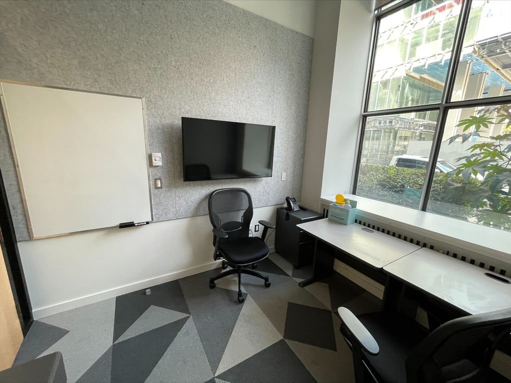 An interior shot of Office Space 1