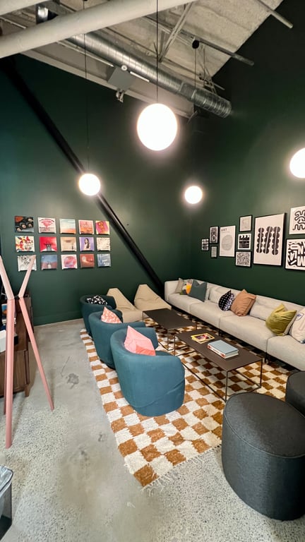 An interior shot of The Living Room