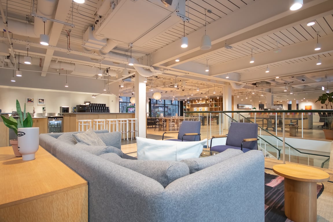 An interior shot of Office