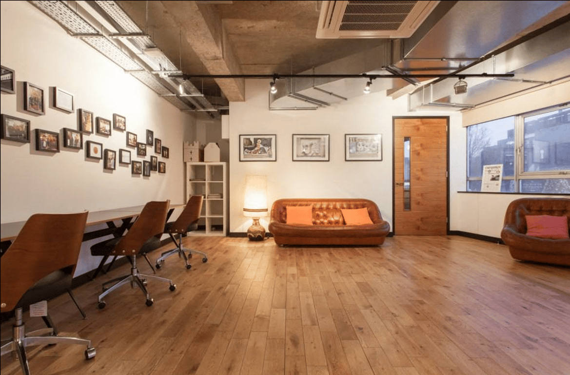 An interior shot of The Study