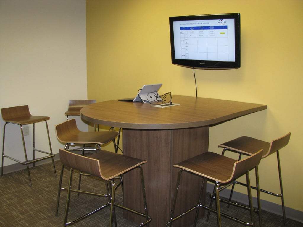 An interior shot of Strategy Room