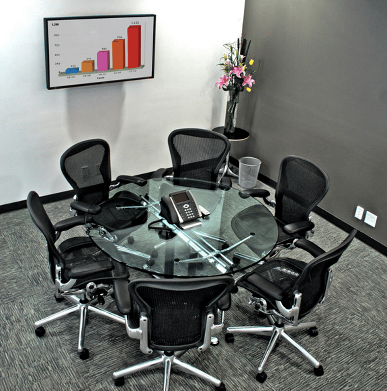 An interior shot of Strategy Room