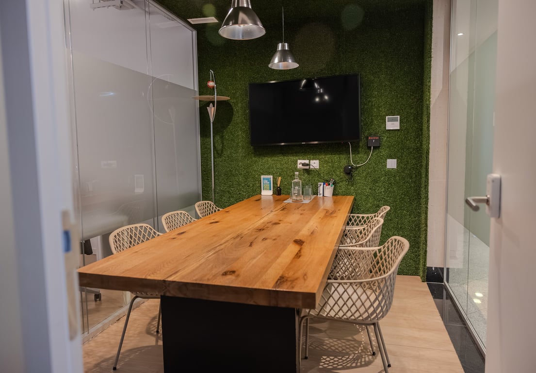 An interior shot of Grass Room