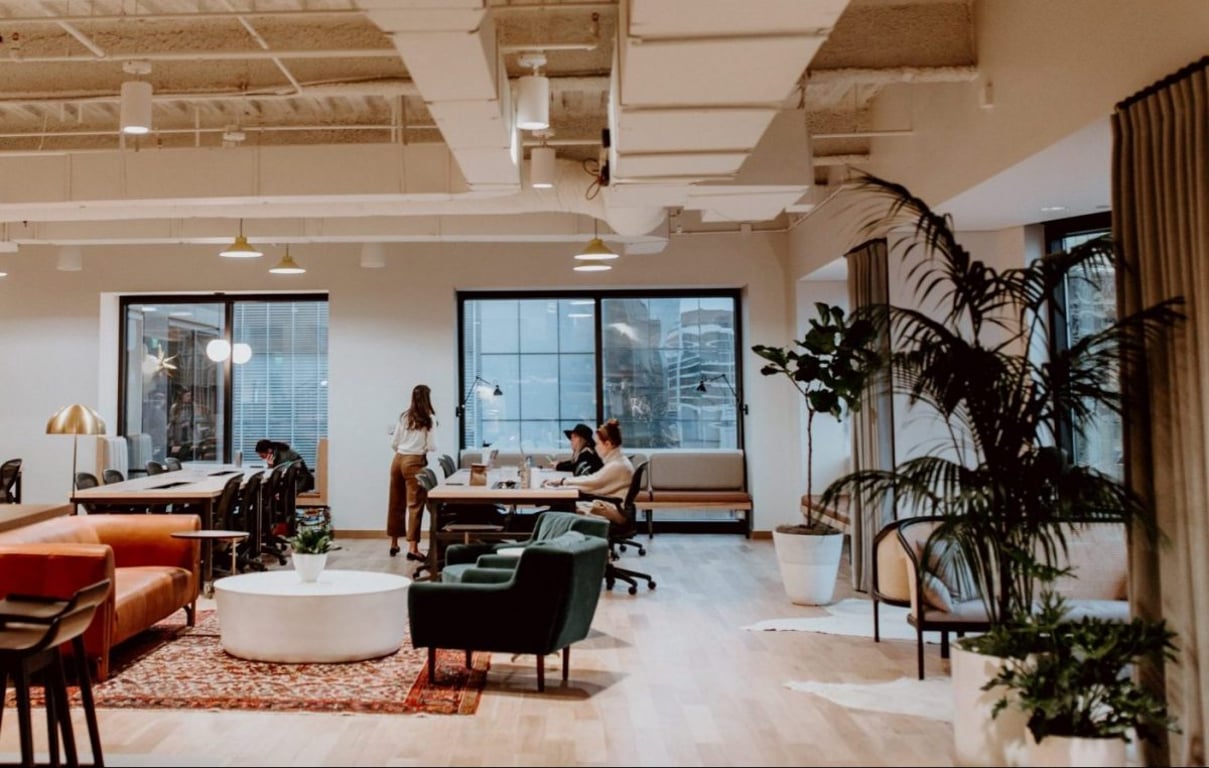 An interior shot of Common Desk - Downtown Dallas