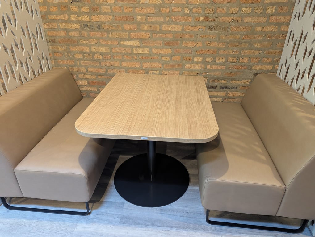 An interior shot of Meeting Booth (B02)