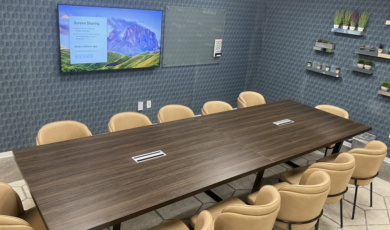 An interior shot of The Whitney Conference Room