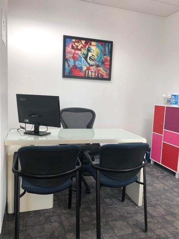 An interior shot of Guest Office 1