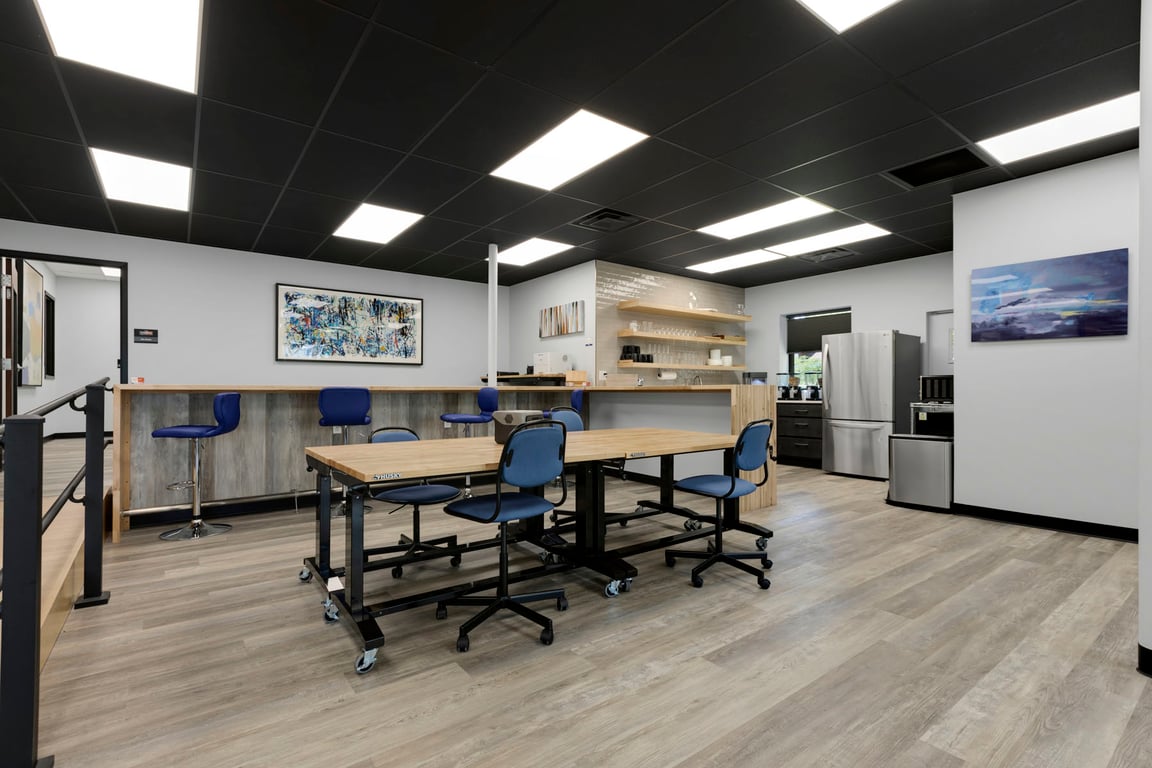 An interior shot of The Annex Workspace Shrewsbury Upstairs Area