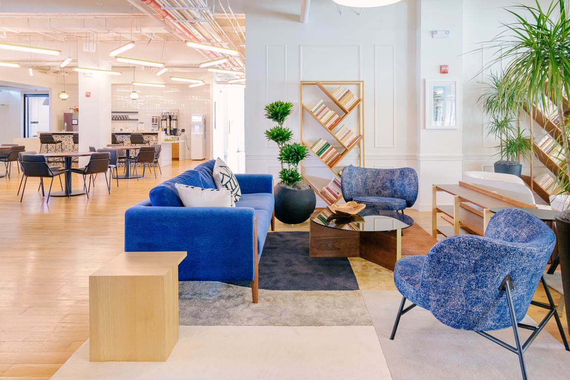 An interior shot of Industrious - Miami Beach