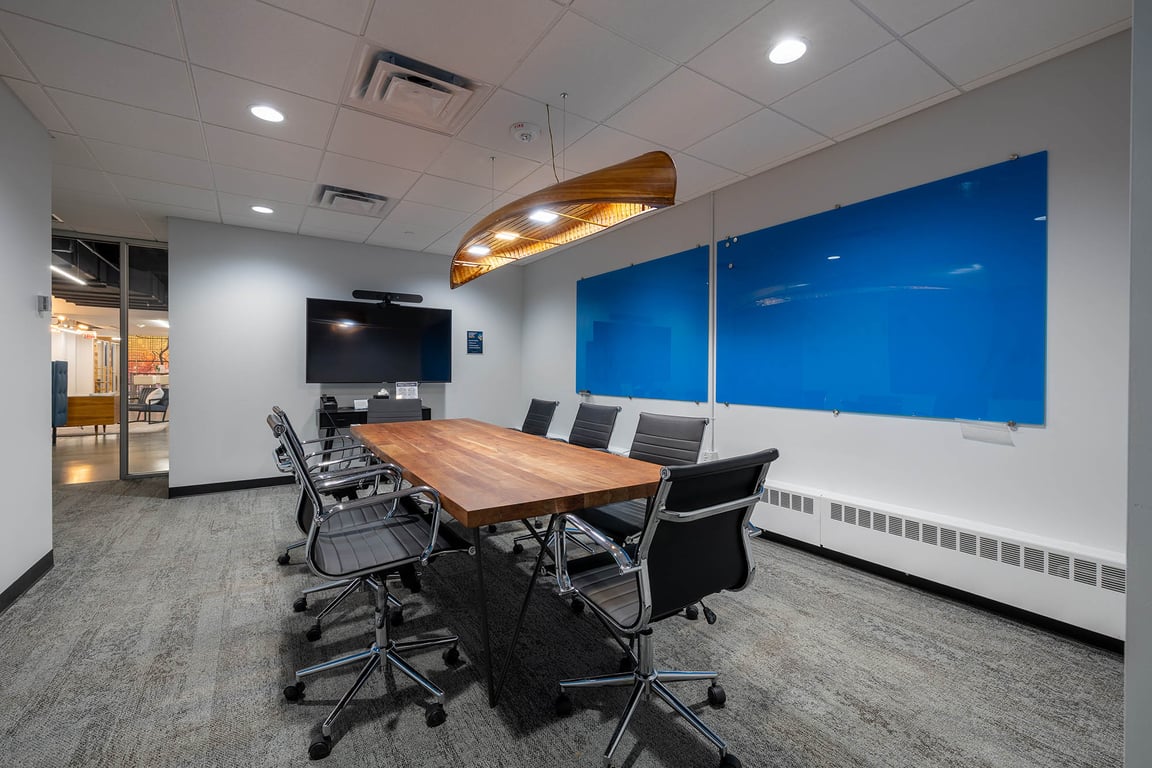 An interior shot of Conference Room 4