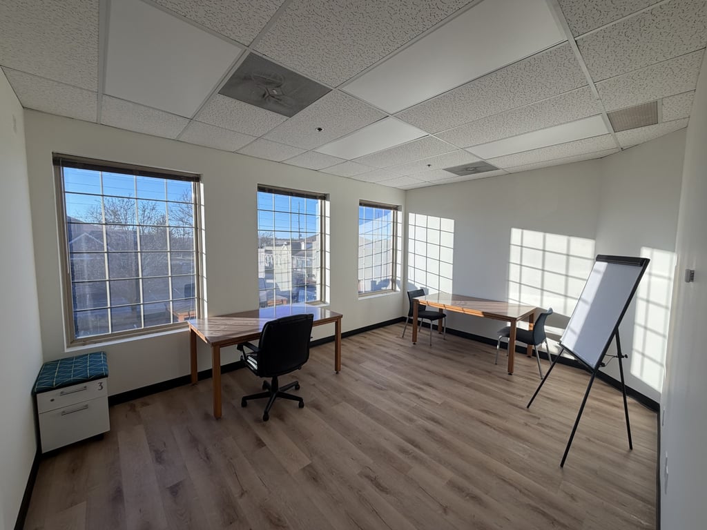 An interior shot of Private Office #201 - Wildwood