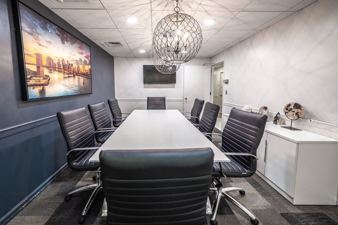 An interior shot of 8 Person Meeting Room B - Medium