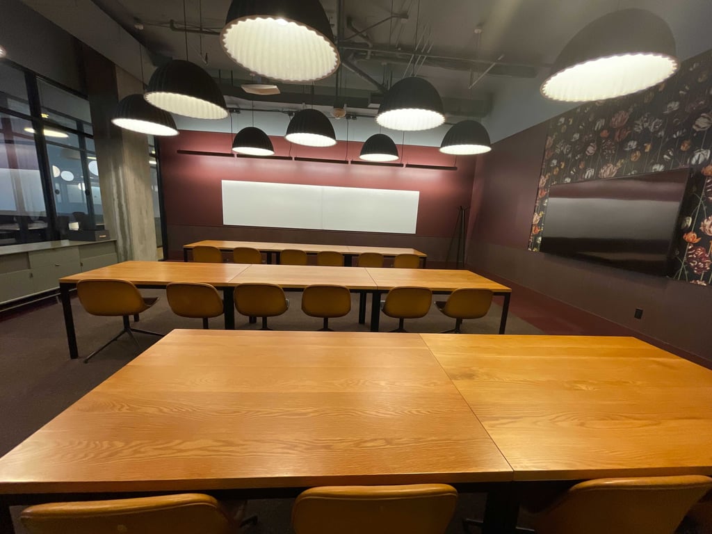 An interior shot of Conference 2-H