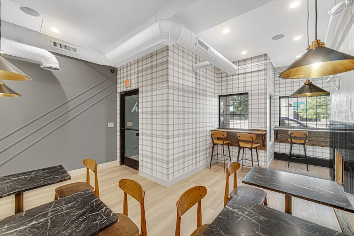 An interior shot of Brick & Mortar - Glen Ellyn