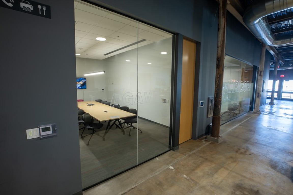 An interior shot of Agave Boardroom