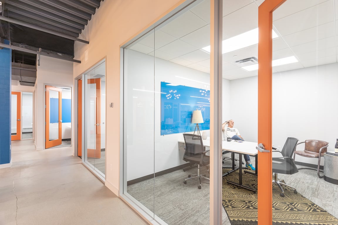 An interior shot of Private Day Office