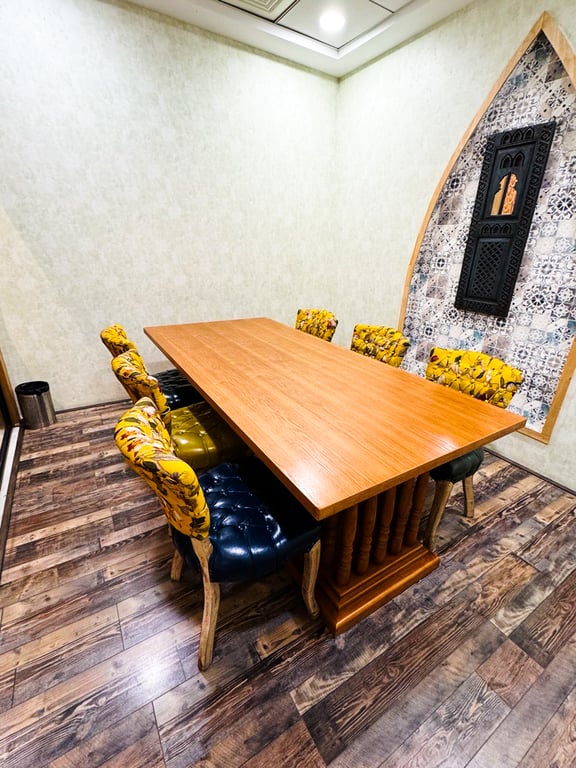 An interior shot of Hawa Mahal - 6 Seater - 12th Floor
