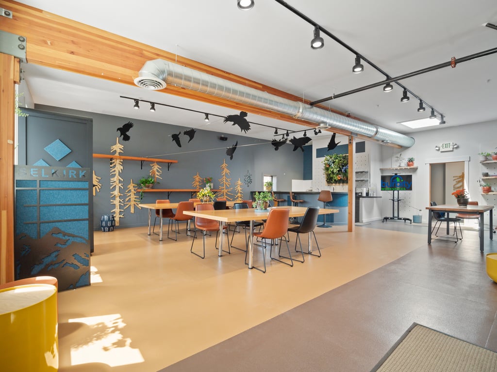 An interior shot of Burbity Workspaces - Downtown Spokane