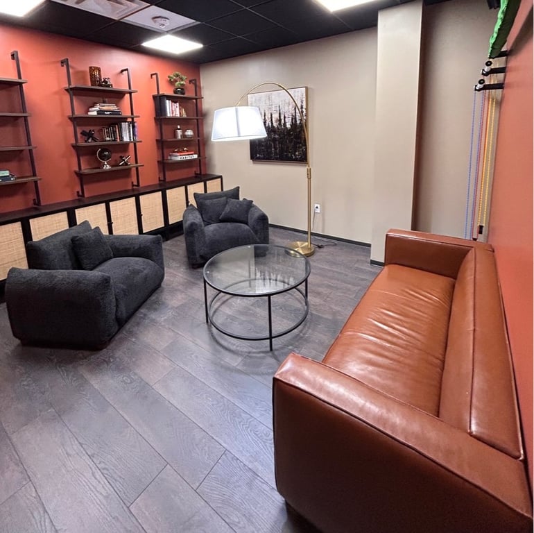 An interior shot of The Library