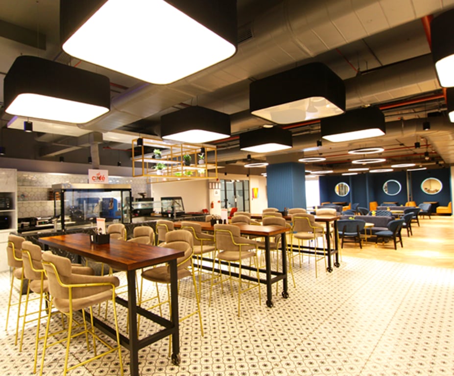 An interior shot of Awfis - Soul Space Paradigm