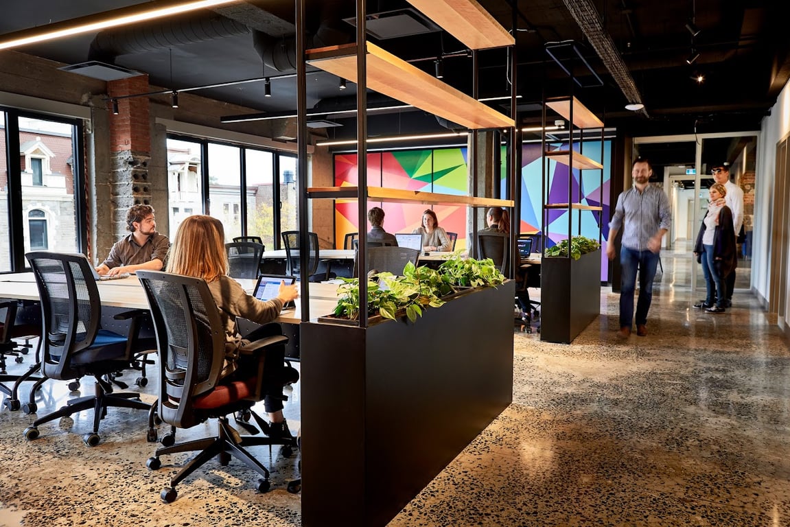 An interior shot of Montreal Cowork