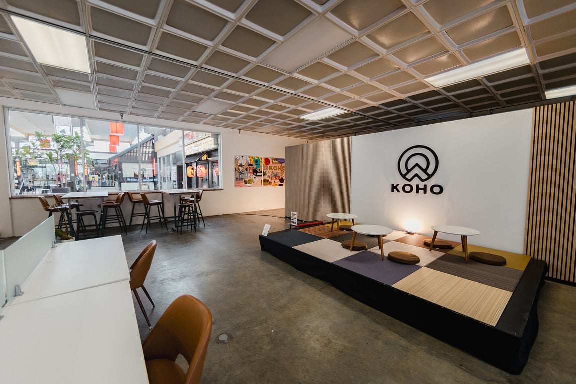 An interior shot of KOHO Creative Hub