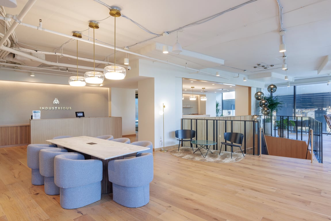 An interior shot of Industrious - Navy Yard