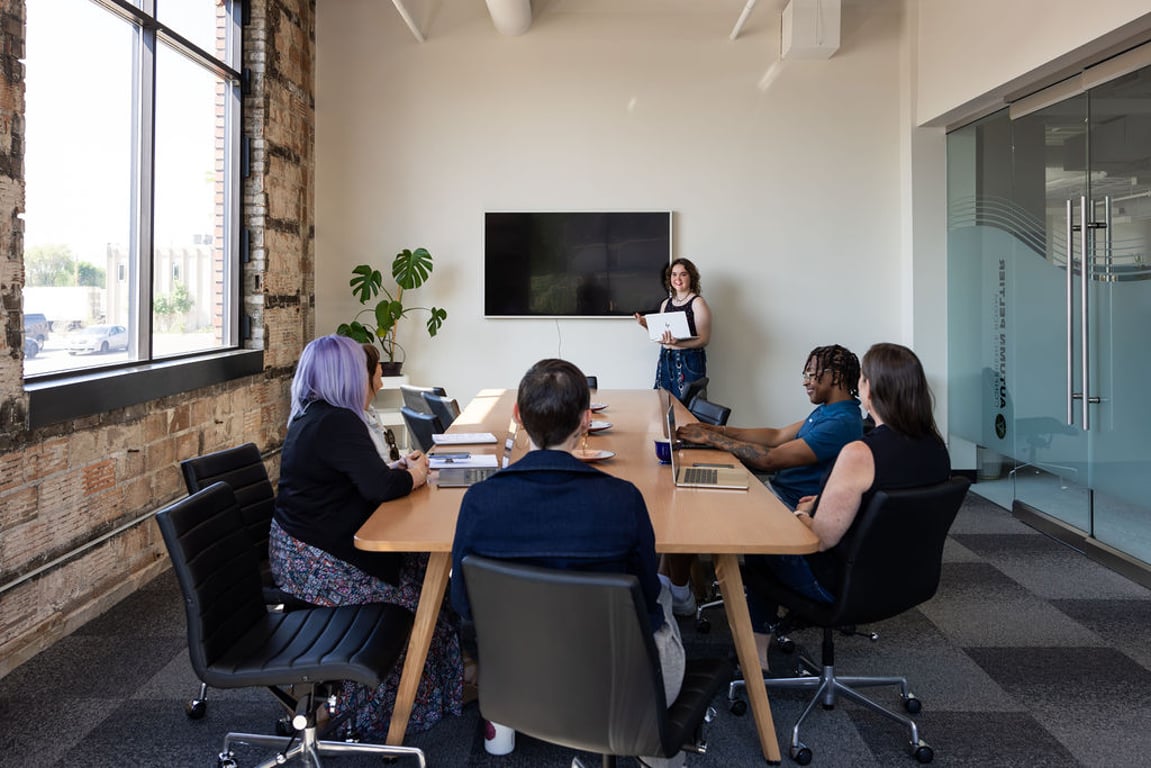 An interior shot of Autumn Peltier Conference Room