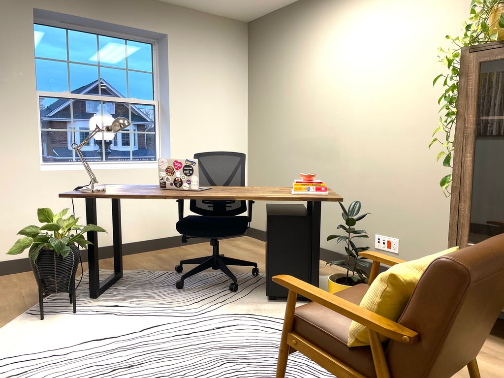 An interior shot of Private Day Office