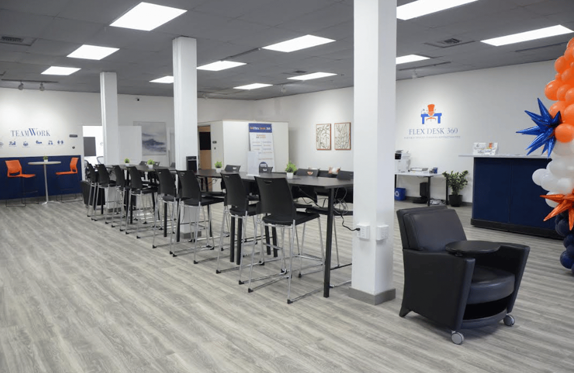 An interior shot of Event Space