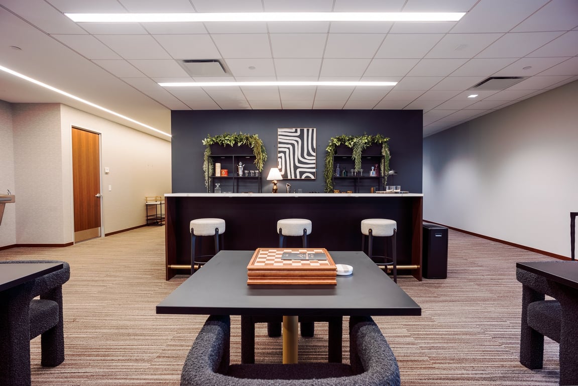An interior shot of Amara Club Lounge