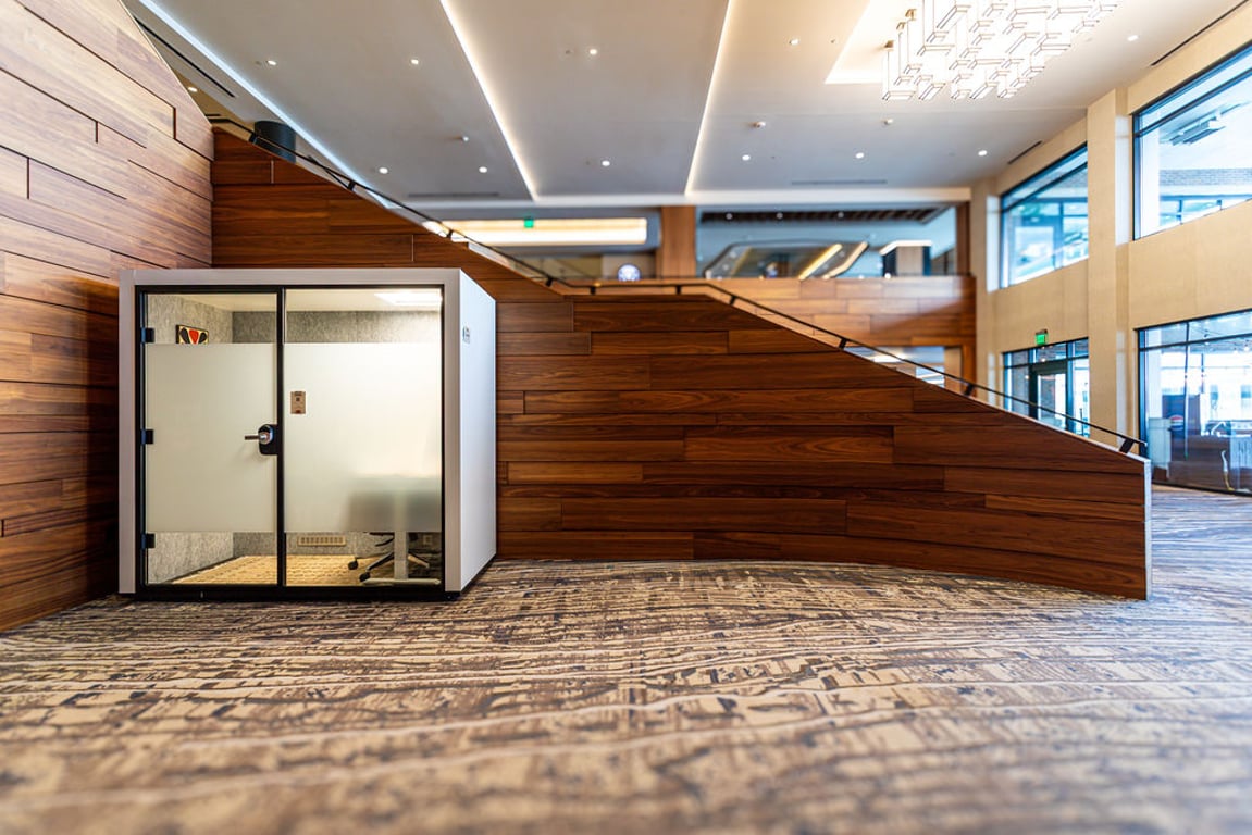 An interior shot of Pod 2 - Cascade