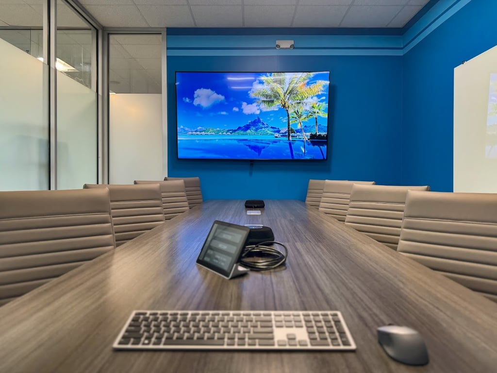 An interior shot of Conference Room/Galaxy Room