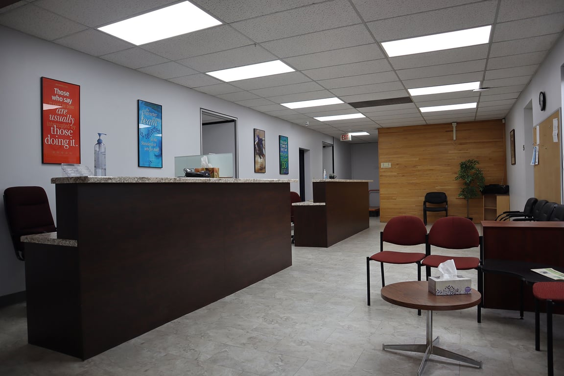 An interior shot of Capilano Office