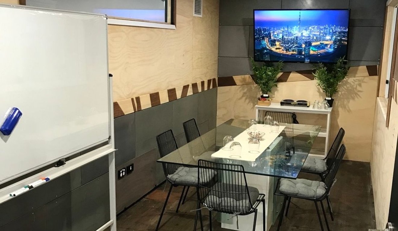An interior shot of The Mini Bunker