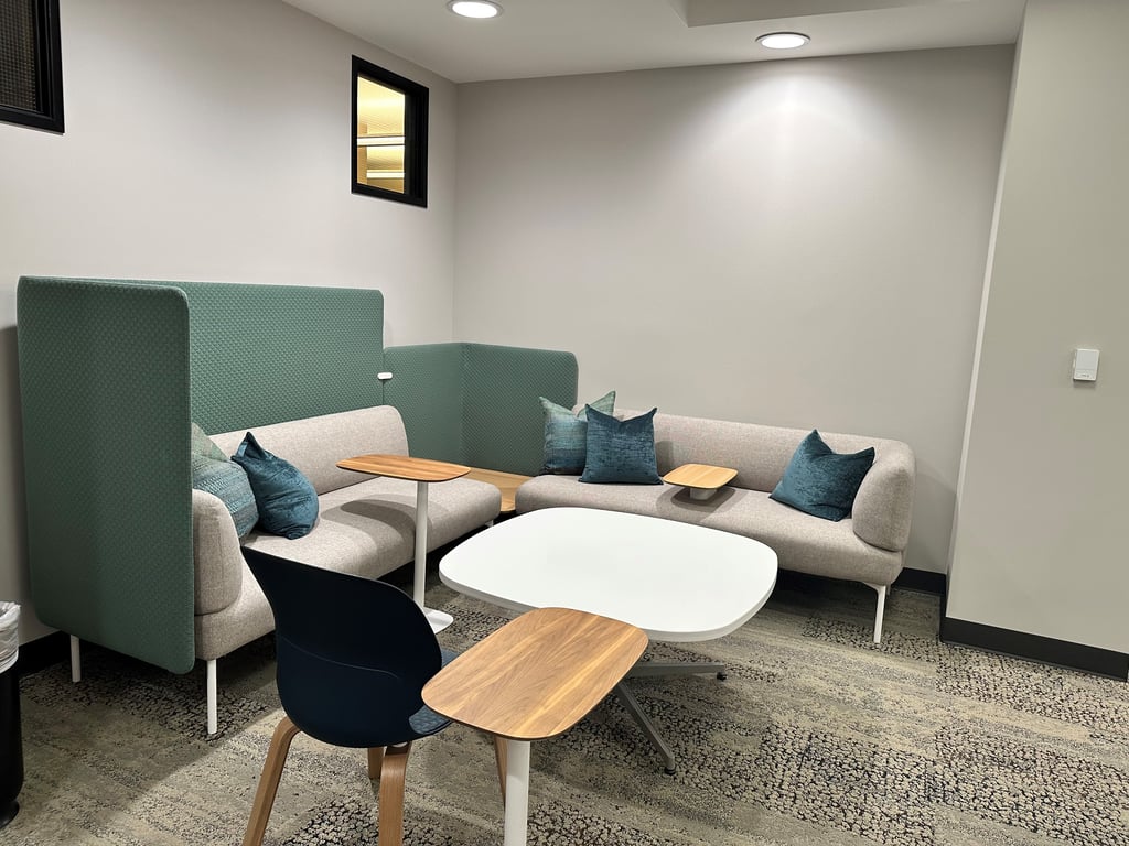 An interior shot of Strategy Room