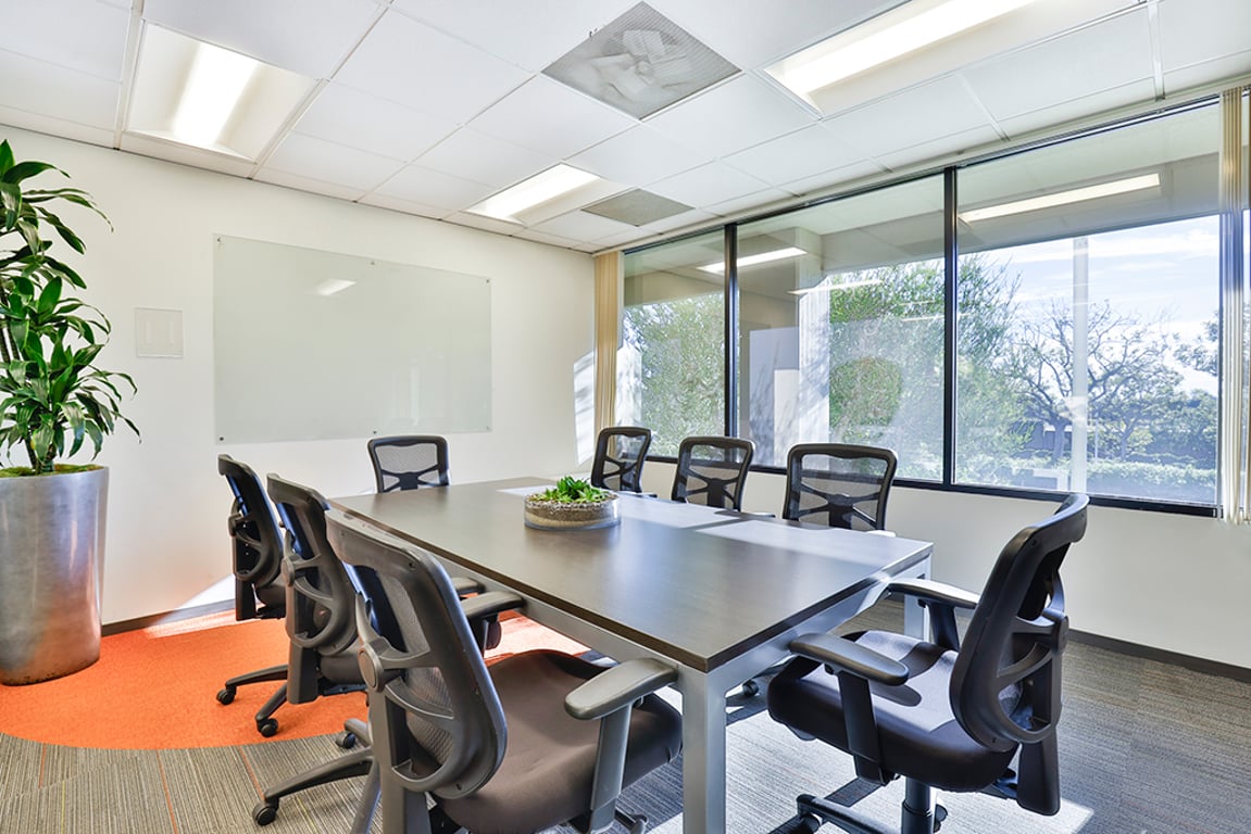 An interior shot of 8 Person Meeting Room B - 110 - 1st Flr