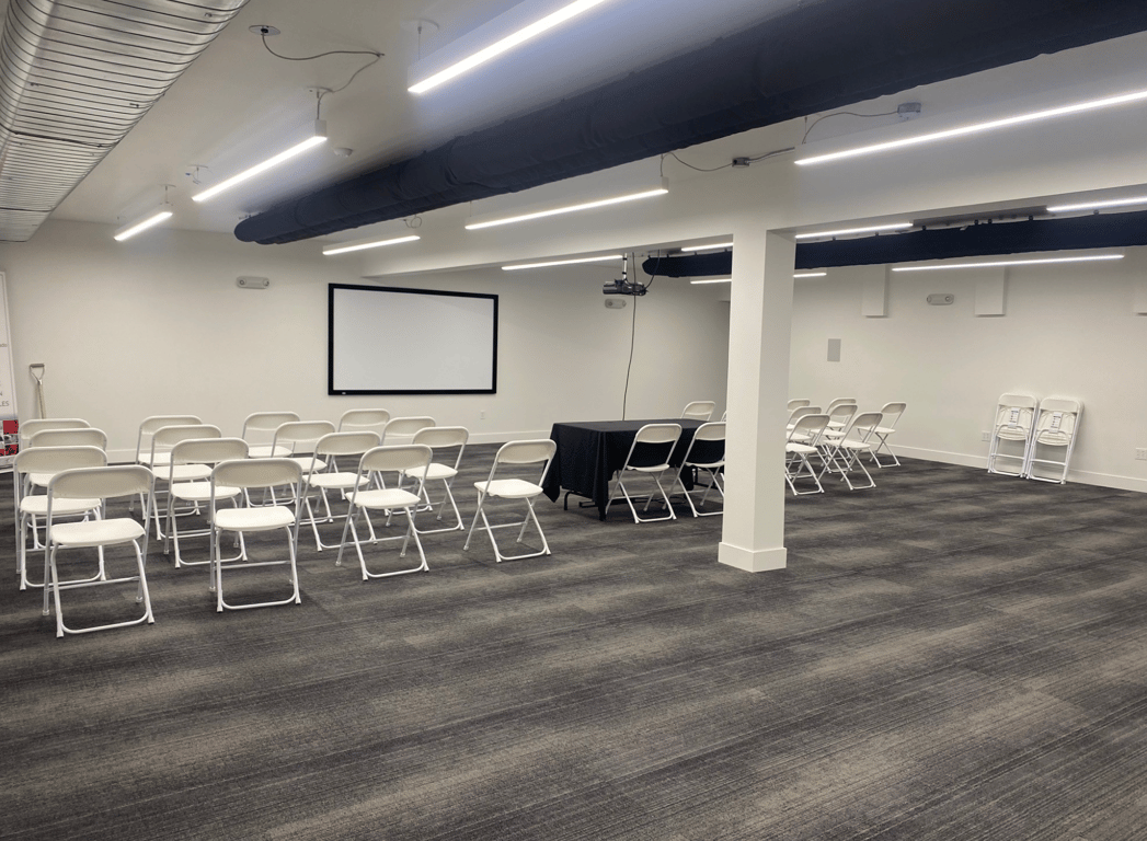An interior shot of Lecture Hall