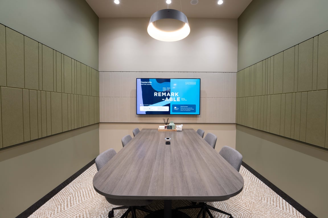 An interior shot of Chesterville Meeting Room