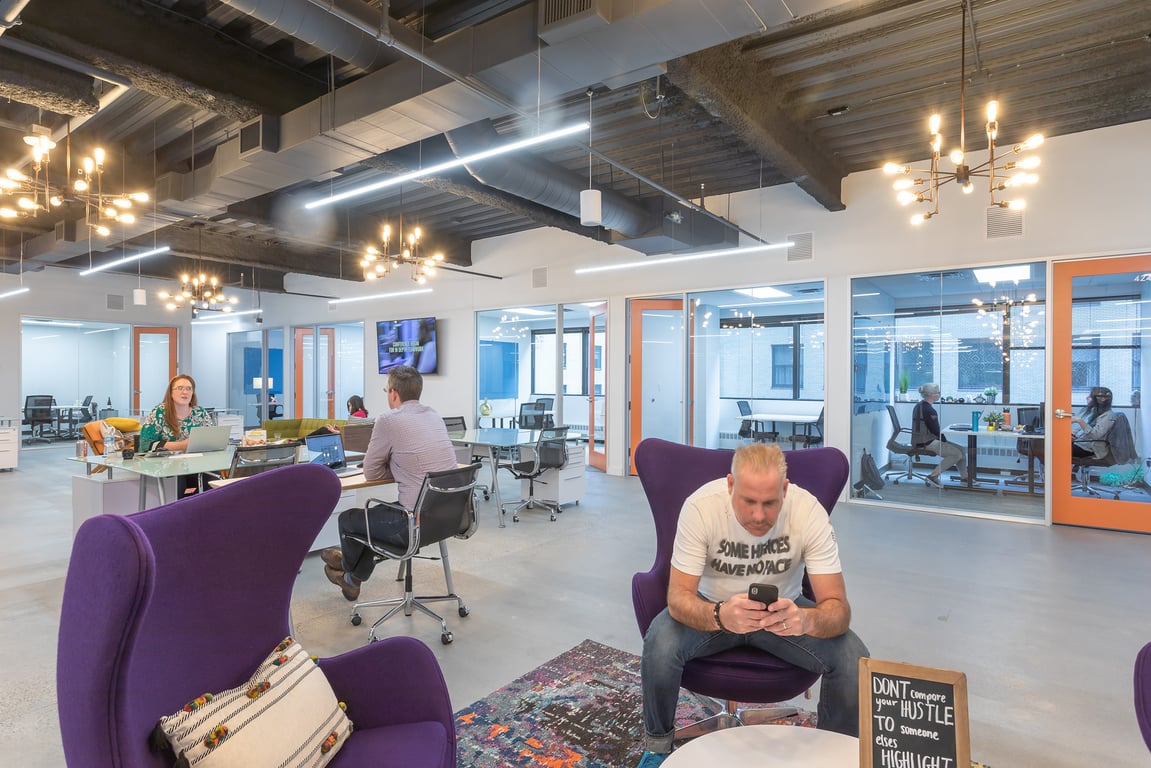 An interior shot of Expansive - Tritech Building