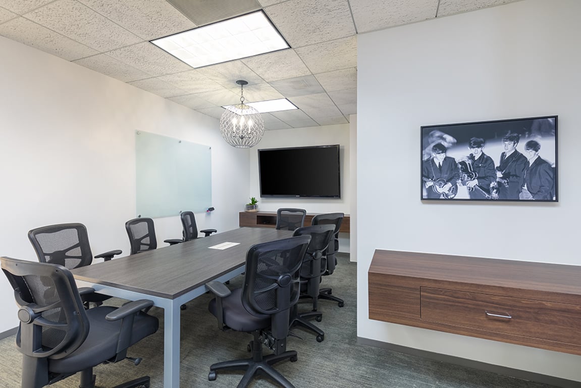 An interior shot of 8 Person Meeting Room D