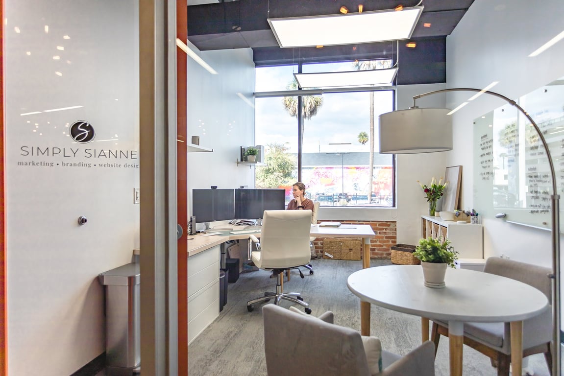 An interior shot of Private Day Office